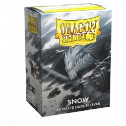 Dragon Shield Sleeves Matte Dual - Snow 